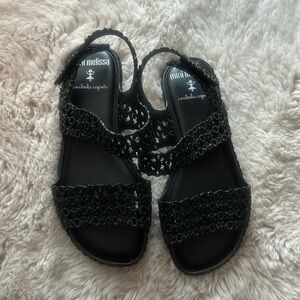 Mini Melissa black sandal